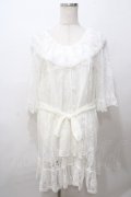 LIZ LISA / インナー付きワンピース 0 白 Y-25-08-13-055-LO-OP-SZ-ZY