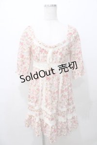 LIZ LISA / フラワーレースオフショルワンピース 0 ベージュ Y-25-08-13-056-LO-OP-SZ-ZY