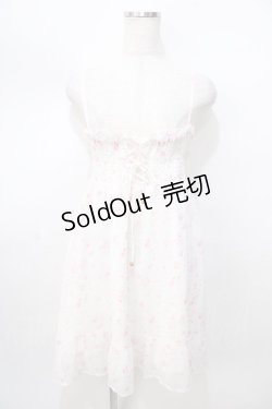 画像1: LIZ LISA / 小花柄キャミワンピース 0 オフ白 Y-25-08-13-057-LO-OP-SZ-ZH