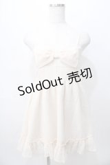 LIZ LISA / ドット柄シフォンリボンキャミワンピース 0 ベージュ Y-25-08-13-058-LO-OP-SZ-ZY