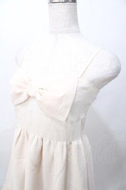 画像3: LIZ LISA / ドット柄シフォンリボンキャミワンピース 0 ベージュ Y-25-08-13-058-LO-OP-SZ-ZY