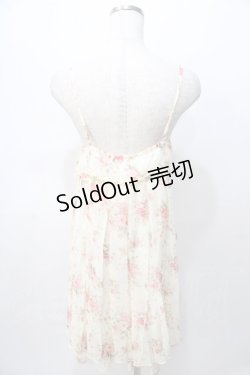 画像2: LIZ LISA / 花柄プリーツキャミミニワンピ 0 生成り Y-25-08-13-060-LO-OP-SZ-ZI