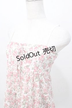 画像3: LIZ LISA / ローズ総柄レースキャミワンピ 0 白 Y-25-08-13-062-LO-OP-SZ-ZH