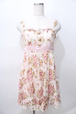 画像1: LIZ LISA / 花柄レースキャミワンピース 0 ピンク Y-25-08-13-064-LO-OP-SZ-ZY