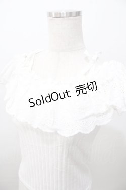 画像3: LIZ LISA / コットンレースフリルリブトップス 0 オフ白 Y-25-08-13-007-LO-TO-SZ-ZI