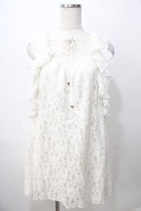 LIZ LISA / Aラインレースワンピース  生成り Y-25-08-13-069-LO-OP-SZ-ZY