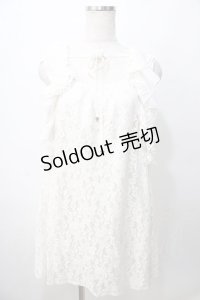 LIZ LISA / Aラインレースワンピース  生成り Y-25-08-13-069-LO-OP-SZ-ZH