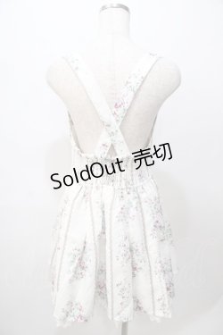 画像2: LIZ LISA / 縦花ジャンパースカート 0 オフ白 Y-25-08-13-071-LO-OP-SZ-ZI