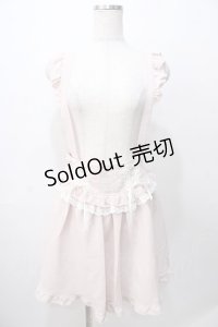 LIZ LISA / レースアップ吊りスカート 0 ピンク Y-25-08-13-081-LO-SK-SZ-ZY
