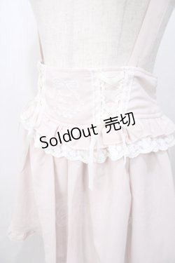 画像3: LIZ LISA / レースアップ吊りスカート 0 ピンク Y-25-08-13-081-LO-SK-SZ-ZY