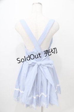 画像2: LIZ LISA / 裾リボン刺繍ジャンスカ 0 ブルー Y-25-08-13-086-LO-OP-SZ-ZY