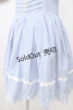 画像3: LIZ LISA / 裾リボン刺繍ジャンスカ 0 ブルー Y-25-08-13-086-LO-OP-SZ-ZY