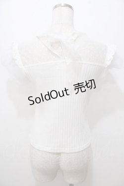 画像2: LIZ LISA / ハートヨクリブ刺繍トップス 0 白 Y-25-08-13-011-LO-TO-SZ-ZY