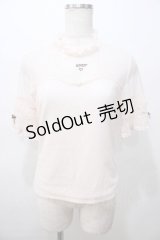 LIZ LISA / ドットメッシュトップス 0 ピンク Y-25-08-13-017-LO-TO-SZ-ZY