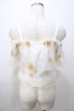 画像2: LIZ LISA / ひまわりブラウジングトップス 0 ホワイト Y-25-08-13-002-LO-TO-SZ-ZY