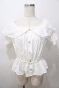 LIZ LISA / 花刺繍オフショルブラウス 0 白 Y-25-08-13-027-LO-BL-SZ-ZY