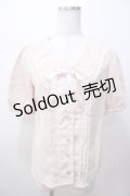 LIZ LISA / バラ刺繍スカラップブラウス 0 ベージュ Y-25-08-13-030-LO-BL-SZ-ZY
