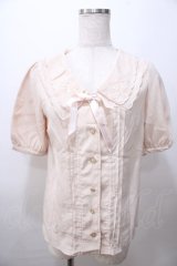 LIZ LISA / バラ刺繍スカラップブラウス 0 ベージュ Y-25-08-13-030-LO-BL-SZ-ZY