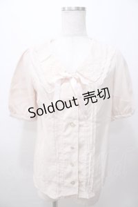 LIZ LISA / バラ刺繍スカラップブラウス 0 ベージュ Y-25-08-13-030-LO-BL-SZ-ZY