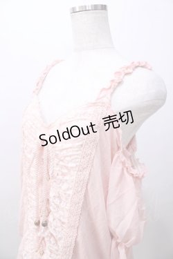 画像3: LIZ LISA / 肩あき編み上げトップス 0 ピンク Y-25-08-13-003-LO-TO-HR-ZY