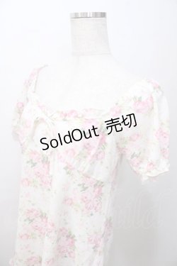 画像3: LIZ LISA / バラ起毛オフショルミニワンピ 0 オフ白 Y-25-08-13-032-LO-OP-SZ-ZI