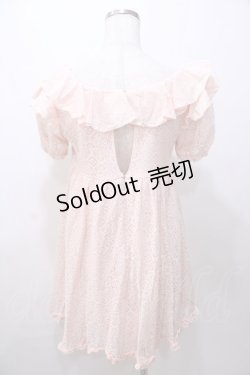 画像2: LIZ LISA / 総レースフリルチュニック 0 ピンク Y-25-08-13-033-LO-OP-SZ-ZH