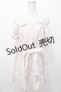LIZ LISA / 水彩花柄ワンピース 0 ピンク Y-25-08-13-034-LO-OP-SZ-ZT155