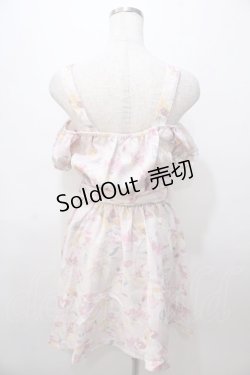 画像2: LIZ LISA / 水彩花柄ワンピース 0 ピンク Y-25-08-13-034-LO-OP-SZ-ZT155