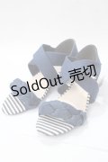 axes femme / 編み込みクロスベルトサンダル M 紺 Y-25-08-15-043-AX-SH-SZ-ZT501
