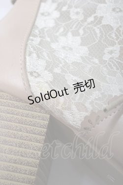 画像5: axes femme / チュールレースアップブーツ M ベージュ Y-25-08-15-044-AX-SH-SZ-ZY