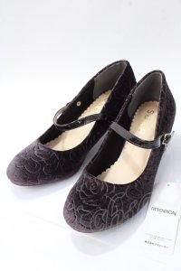 axes femme / カラーブロックヒールパンプス M Dブラウン Y-25-08-15-045-AX-SH-SZ-ZY
