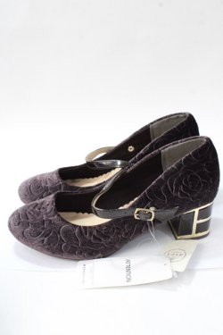画像2: axes femme / カラーブロックヒールパンプス M Dブラウン Y-25-08-15-045-AX-SH-SZ-ZY