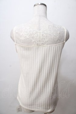 画像2: axes femme / 繊細レースタンク M 生成り Y-25-08-15-050-AX-TO-SZ-ZY