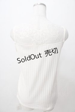画像2: axes femme / 繊細レースタンク M 生成り Y-25-08-15-050-AX-TO-SZ-ZI