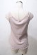 画像2: axes femme POETIQUE / 肩レースリブカットタンク M ピンク Y-25-08-15-051-AX-TO-SZ-ZY (2)