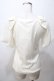 画像2: axes femme POETIQUE / スカラップシフォン袖トップス M 生成り Y-25-08-15-054-AX-TO-SZ-ZY (2)