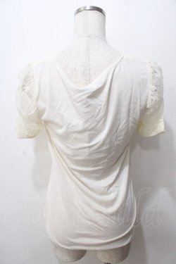 画像2: axes femme / レース使い半袖インナープルオーバー M 生成り Y-25-08-15-056-AX-TO-SZ-ZY