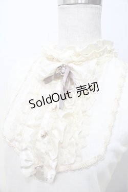 画像3: axes femme / サテンフリルトップス M 生成り Y-25-08-15-059-AX-TO-SZ-ZI