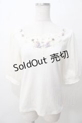 axes femme / ローズガーデンプルオーバー M 生成り Y-25-08-15-060-AX-TO-SZ-ZY