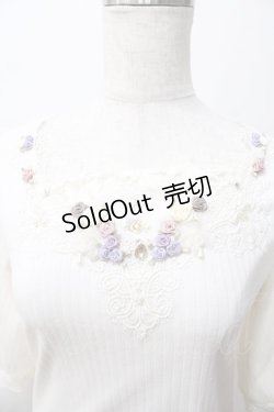 画像3: axes femme / ローズガーデンプルオーバー M 生成り Y-25-08-15-060-AX-TO-SZ-ZY