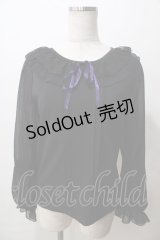 axes femme POETIQUE / パンジー刺繍カットPO M 黒 Y-25-08-15-070-AX-TO-SZ-ZI