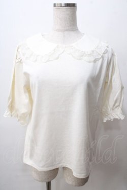 画像1: m petit by misako / NINA'sコラボ襟付きプルオーバー L 淡薄橙 Y-25-08-15-075-LO-TO-SZ-ZY