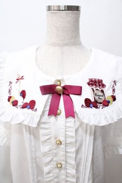 画像3: Amavel / Fruits Berry Jam半袖ブラウス F ボルドー Y-25-08-15-077-CA-BL-SZ-ZY