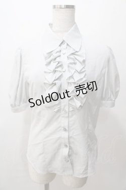 画像1: NO.S PROJECT / リリーブラウス M グレー Y-25-08-15-078-LO-BL-SZ-ZY