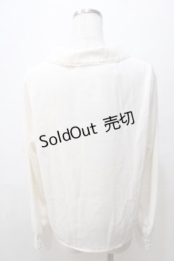 画像2: Fi.n.t / ピコレース使いプチボウタイブラウス F オフホワイト Y-25-08-15-089-CA-BL-SZ-ZI