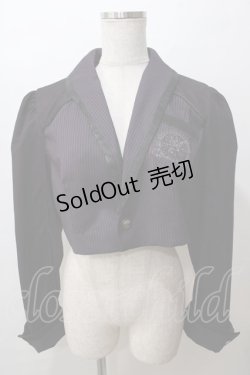 画像1: Hoshibako Works / ヒヤシンスの詩　ショートジャケット  パープル Y-25-08-15-091-LO-JA-SZ-ZT0207C