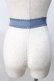 画像2: sha＊lan＊ra / リボンゴムベルト  ブルー Y-25-08-15-011-LO-ZA-SZ-ZY (2)