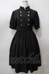 axes femme kawaii / ナポレオンワンピース M 黒 Y-25-08-15-097-AX-OP-SZ-ZY