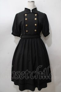 axes femme kawaii / ナポレオンワンピース M 黒 Y-25-08-15-097-AX-OP-SZ-ZY