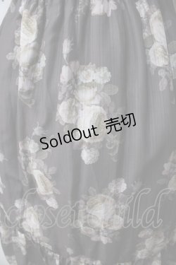 画像3: axes femme / ミルフィーユローズ柄ワンピース M 茶 Y-25-08-15-098-AX-OP-SZ-ZI